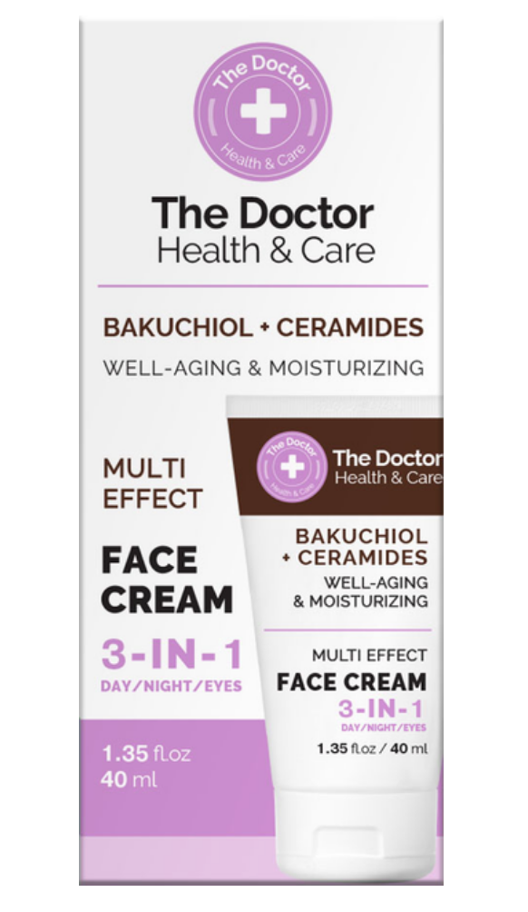 Crème visage The Doctor Health &amp; Care 3 en 1 Bakuchiol + Céramides 40 ml