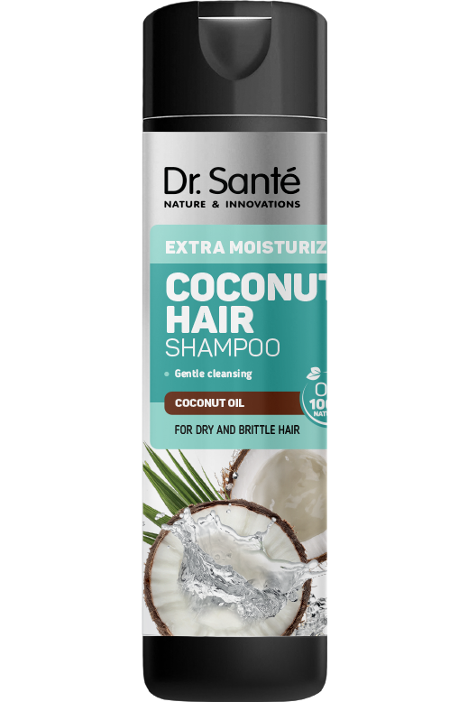 Dr Santé Shampoing  à base de coco pour cheveux secs et déshydratés 250 ml