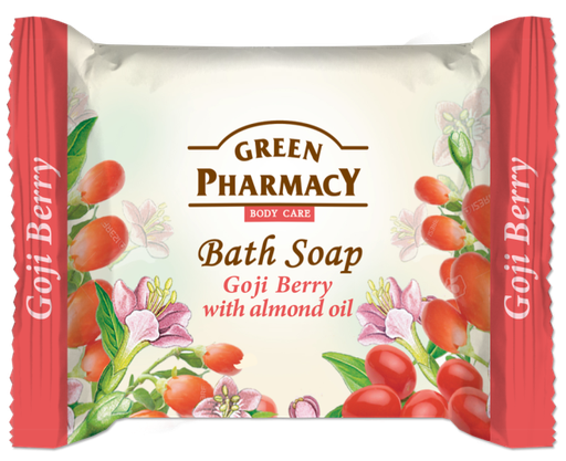 [G6466] Savon à l'extrait de Goji et huile d'amande 100g