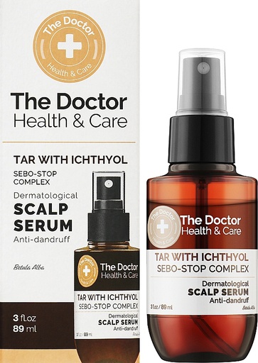 [TDR1030] The Doctor Health &amp; Care Tar avec sérum pour cuir chevelu complexe Ichthyol + Sebo-Stop 89ml