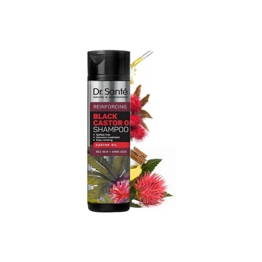 [DS0449] Dr. Sante Shampoing à l'huile de ricin noir pour cheveux 250ml