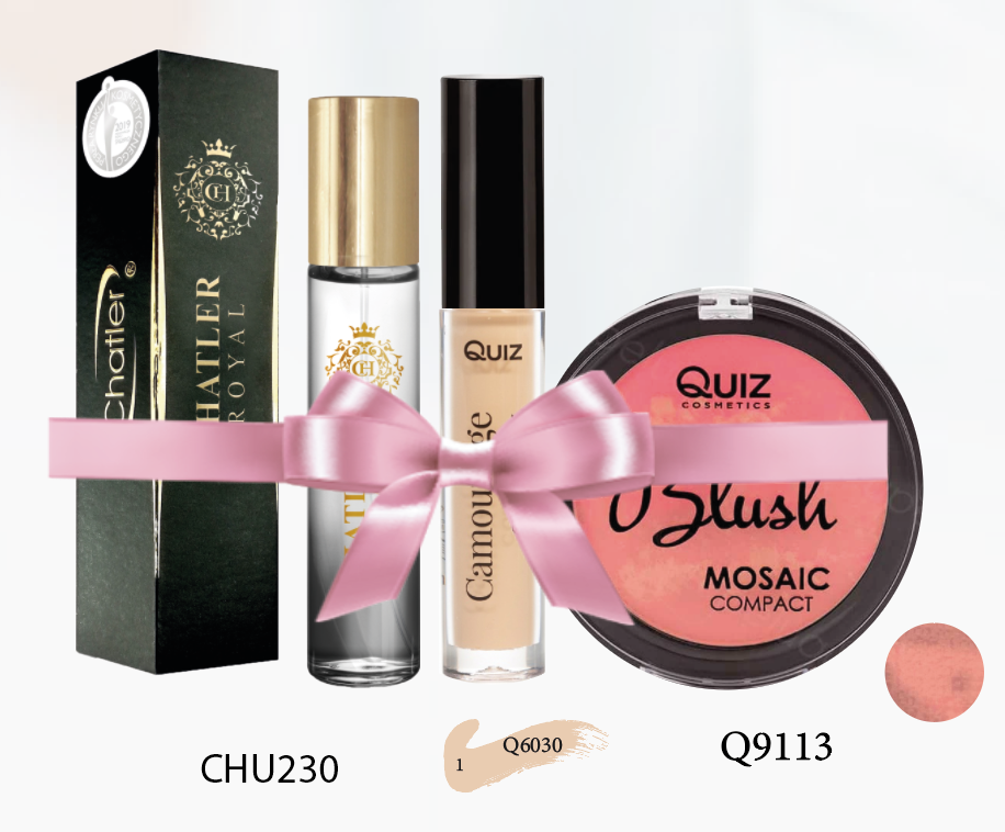 Sur une commande de 107 points pack Cadeau de bienvenue 3 (CHU230+Q6030+Q9113) à 59 DH