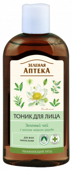 Tonique pour le visage à l'extrait de thé vert 200ml