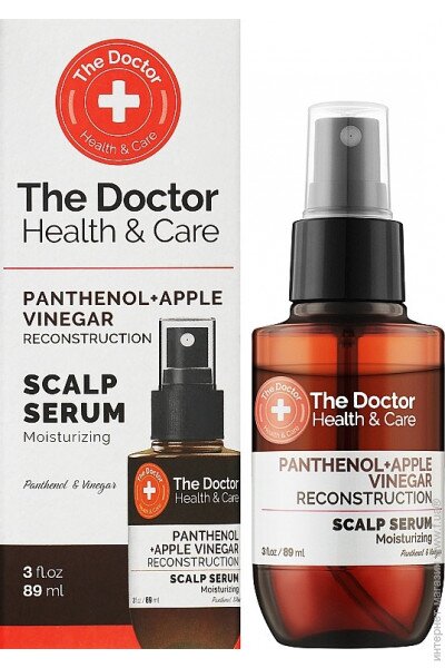 the docteur. Sérum capillaire au panthénol et vinaigre de cidre de pomme Reconstruction, 89 ml