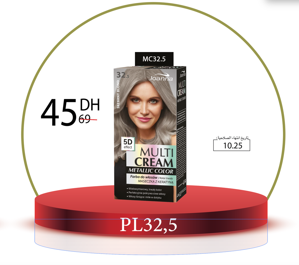 MULTI CREAM COLOR 32.5 SILVER BLOND