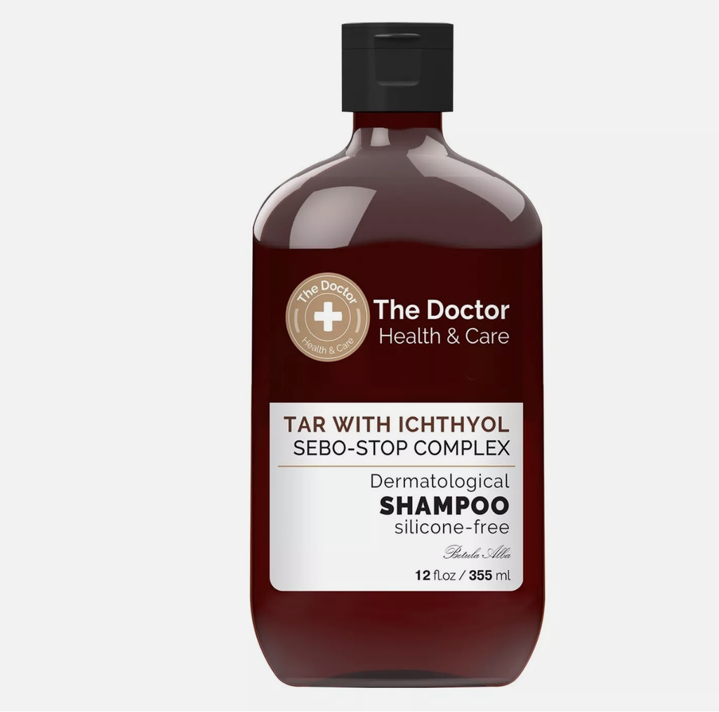 Shampoing The Doctor Health &amp; Care Tar Avec Ichthyol + Complexe Sebo-stop 355 ml