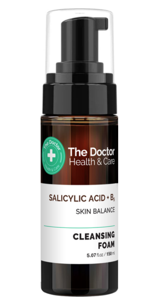 Mousse nettoyante The Doctor Health &amp; Care Acide salicylique + B5 150 ml