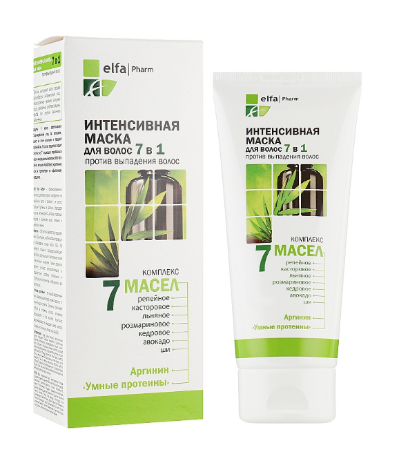 MASQUE CAPILLAIRE ELFA PHARM 7 HUILES 7 EN 1 CONTRE LA CHUTE DES CHEVEUX 200 ML