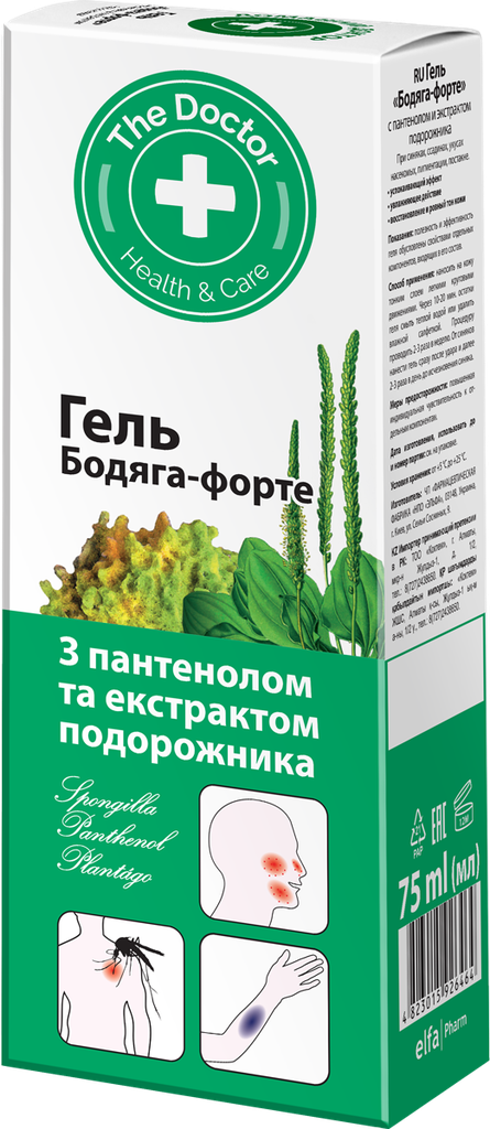 Gel pour le visage et le corps &quot;bodyaga-forte