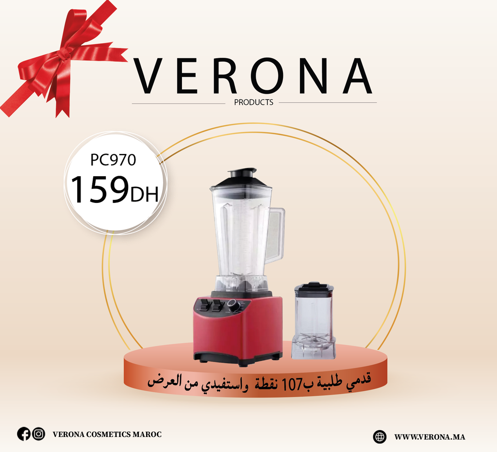 Sur une commande de 107points BLENDER à 159DH