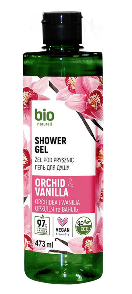 Gel douche pour l'âme Bio Naturel Orchidée et Vanille 473 ml