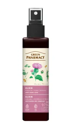Green Pharmacy Spray anti-chute à l'huile de bardane et aux protéines de blé