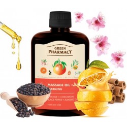 [G8841] Huile De Massage à l'extrait d'orange, cannelle, et poivre Noir 200ml