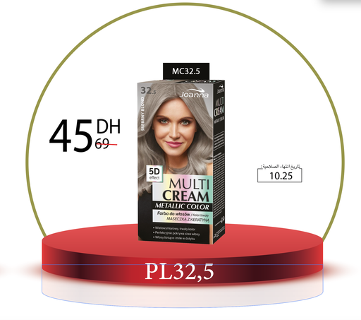 [pl32.5] MULTI CREAM COLOR 32.5 SILVER BLOND